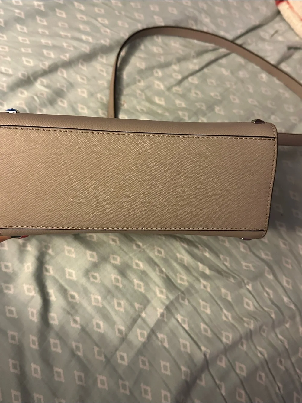Michael Kors Taupe Pyramid-Stud Crossbody Bag